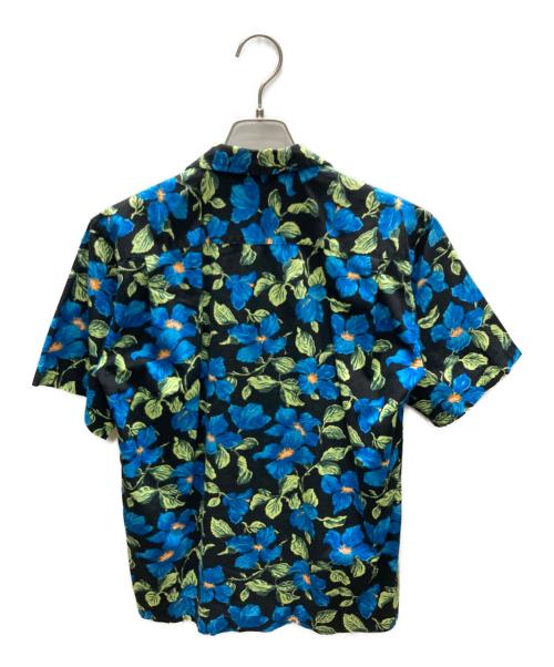 POLO RALPH LAUREN（ポロ・ラルフローレン）POLO RALPH LAUREN (ポロ・ラルフローレン) 総柄オープンカラーシャツ ブラック サイズ:Mの古着・服飾アイテム
