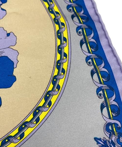 manipuri（マニプリ）manipuri (マニプリ) シルクスカーフ ブルー サイズ:下記参照の古着・服飾アイテム