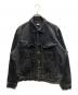 LEE（リー）の古着「後染め 220-J デニムジャケット」｜ブラック