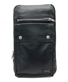PORTER（ポーター）の古着「FREE STYLE SLING SHOULDER BAG」｜ブラック