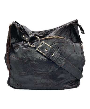 中古・古着通販】DIESEL (ディーゼル) レザーワンショルダーバッグ