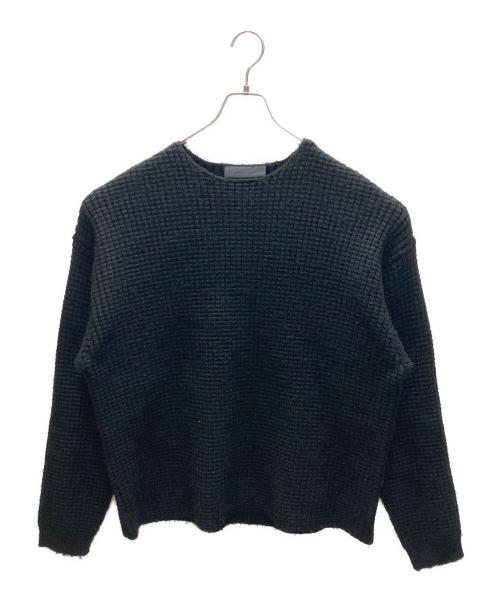 FOG ESSENTIALS（フィアオブゴッド エッセンシャル）FOG ESSENTIALS (フィアオブゴッド エッセンシャル) Heavy Waffle Crewneck Sweater ブラック サイズ:SIZE XXSの古着・服飾アイテム