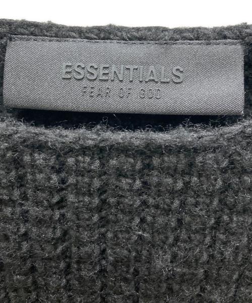 FOG ESSENTIALS（フィアオブゴッド エッセンシャル）FOG ESSENTIALS (フィアオブゴッド エッセンシャル) Heavy Waffle Crewneck Sweater ブラック サイズ:SIZE XXSの古着・服飾アイテム