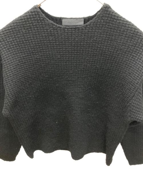 FOG ESSENTIALS（フィアオブゴッド エッセンシャル）FOG ESSENTIALS (フィアオブゴッド エッセンシャル) Heavy Waffle Crewneck Sweater ブラック サイズ:SIZE XXSの古着・服飾アイテム