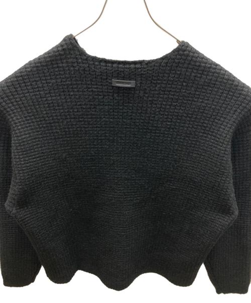 FOG ESSENTIALS（フィアオブゴッド エッセンシャル）FOG ESSENTIALS (フィアオブゴッド エッセンシャル) Heavy Waffle Crewneck Sweater ブラック サイズ:SIZE XXSの古着・服飾アイテム