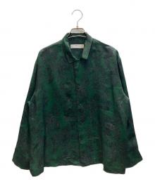TOGA PULLA（トーガ プルラ）の古着「Inner print shirt」｜グリーン