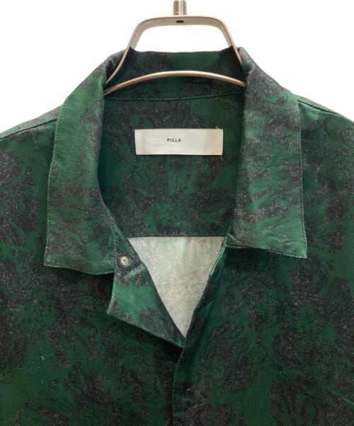 TOGA PULLA（トーガ プルラ）TOGA PULLA (トーガ プルラ) Inner print shirt グリーン サイズ:SIZE Sの古着・服飾アイテム