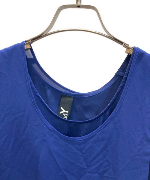 GROUND Y（グラウンドワイ）GROUND Y (グラウンドワイ) ノースリーブワンピース ブルー サイズ:SIZE 1の古着・服飾アイテム