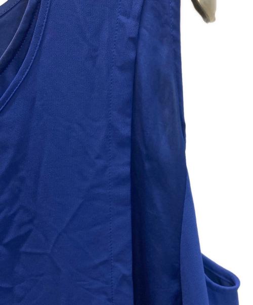 GROUND Y（グラウンドワイ）GROUND Y (グラウンドワイ) ノースリーブワンピース ブルー サイズ:SIZE 1の古着・服飾アイテム