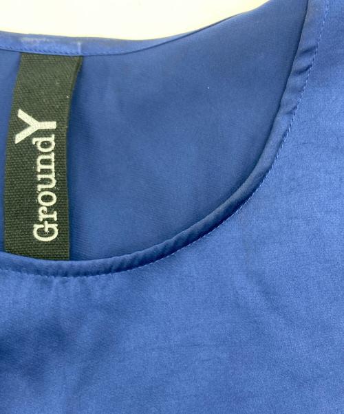 GROUND Y（グラウンドワイ）GROUND Y (グラウンドワイ) ノースリーブワンピース ブルー サイズ:SIZE 1の古着・服飾アイテム