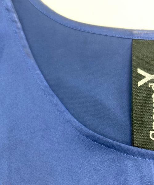 GROUND Y（グラウンドワイ）GROUND Y (グラウンドワイ) ノースリーブワンピース ブルー サイズ:SIZE 1の古着・服飾アイテム