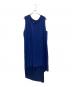 GROUND Y（グラウンドワイ）の古着「ノースリーブワンピース」｜ブルー