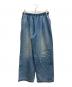 kagure（カグレ）の古着「フェードデニムイージーパンツ」｜インディゴ