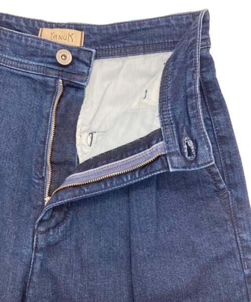 YANUK（ヤヌーク）YANUK (ヤヌーク) Tuck Pants インディゴ サイズ:Sの古着・服飾アイテム