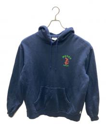 WTAPS（ダブルタップス）の古着「プリントプルオーバーパーカー」｜ネイビー