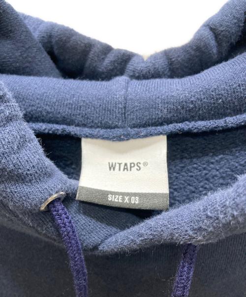 WTAPS（ダブルタップス）WTAPS (ダブルタップス) プリントプルオーバーパーカー ネイビー サイズ:SIZE Mの古着・服飾アイテム