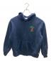 WTAPS（ダブルタップス）の古着「プリントプルオーバーパーカー」｜ネイビー