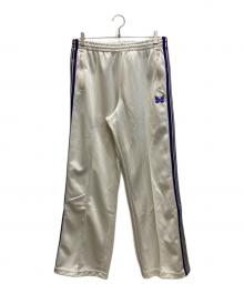 Needles（ニードルズ）の古着「Track Pant [POLY SMOOTH]」｜ベージュ×パープル