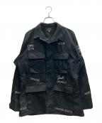 Behind The Riverビハインド・ザ・リバー）の古着「刺繍ジャケット」｜ブラック