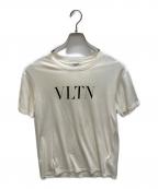 VALENTINOヴァレンティノ）の古着「ロゴプリントTシャツ」｜ホワイト