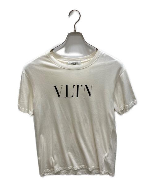 VALENTINO（ヴァレンティノ）VALENTINO (ヴァレンティノ) ロゴプリントTシャツ ホワイト サイズ:Sの古着・服飾アイテム