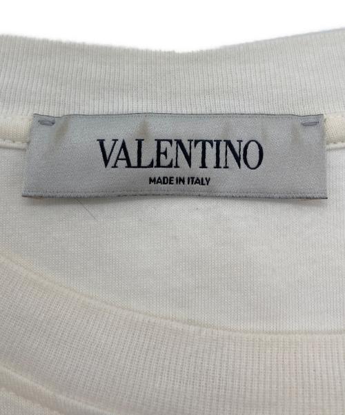 VALENTINO（ヴァレンティノ）VALENTINO (ヴァレンティノ) ロゴプリントTシャツ ホワイト サイズ:Sの古着・服飾アイテム