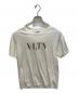 VALENTINO（ヴァレンティノ）の古着「ロゴプリントTシャツ」｜ホワイト