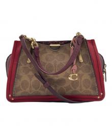 COACH（コーチ）の古着「ドリーマー21 / Dreamer 21」｜ベージュ×レッド