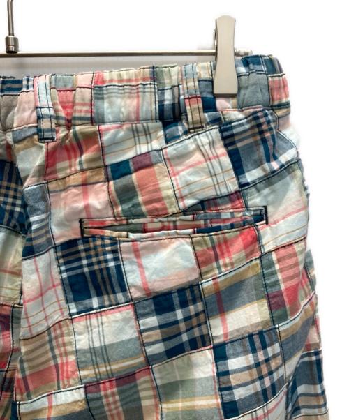 BEAMS PLUS（ビームスプラス）BEAMS PLUS (ビームスプラス) マドラス チェック パッチワーク 2プリーツ トラウザーズ マルチカラー サイズ:SIZE M 未使用品の古着・服飾アイテム