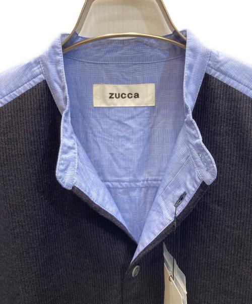 ZUCCA（ズッカ）ZUCCA (ズッカ) 切替ワンピース ブルー×ネイビー サイズ:SIZE M 未使用品の古着・服飾アイテム