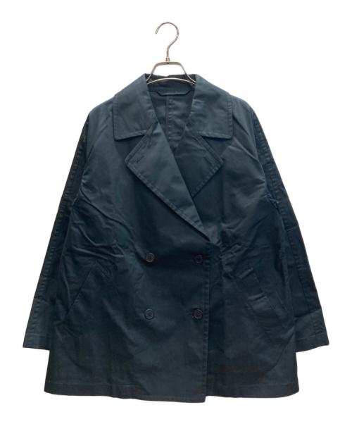 JOURNAL STANDARD relume（ジャーナルスタンダード レリューム）JOURNAL STANDARD relume (ジャーナルスタンダード レリューム) ハーフトレンチコート ネイビー サイズ:SIZE 38の古着・服飾アイテム