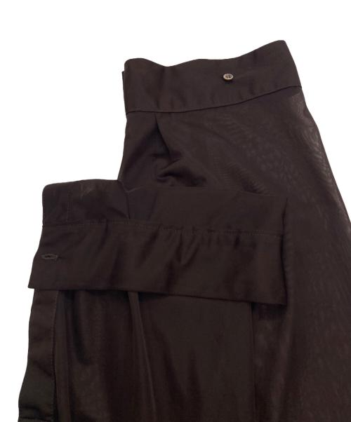 RITO（リト）Rito (リト) シアーブラウス ブラウン サイズ:SIZE 36の古着・服飾アイテム