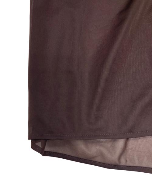 RITO（リト）Rito (リト) シアーブラウス ブラウン サイズ:SIZE 36の古着・服飾アイテム