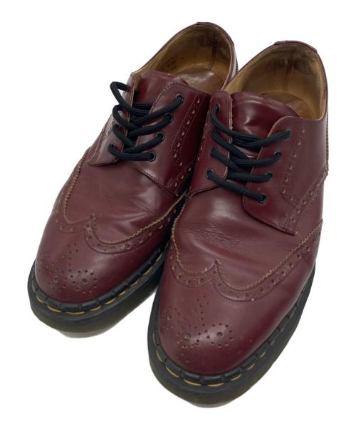 SOLOVAIR（ソロヴェアー）SOLOVAIR (ソロヴェアー) ウィングチップシューズ レッド サイズ:SIZE 8の古着・服飾アイテム