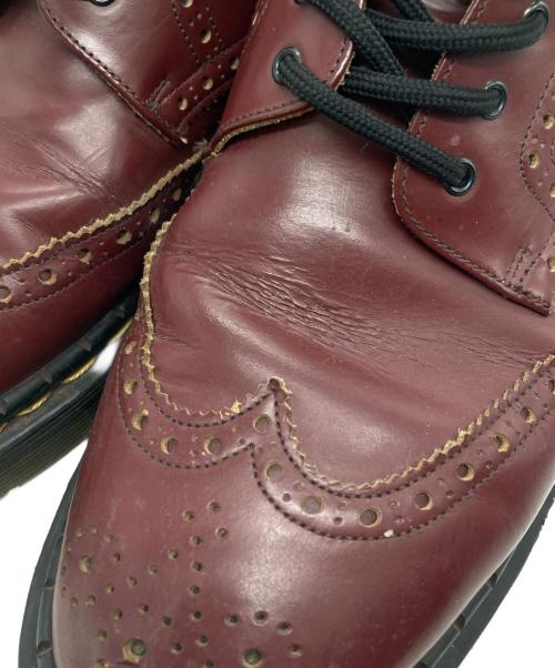 SOLOVAIR（ソロヴェアー）SOLOVAIR (ソロヴェアー) ウィングチップシューズ レッド サイズ:SIZE 8の古着・服飾アイテム