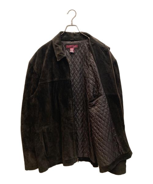 MERONA（メローナ）MERONA (メローナ) スウェードジャケット ブラウン サイズ:SIZE XLの古着・服飾アイテム