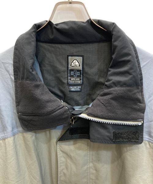 NIKE ACG（ナイキエーシージー）NIKE ACG (ナイキエーシージー) シェルジャケット グレー×オリーブ サイズ:SIZE XLの古着・服飾アイテム