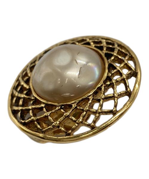 CHANEL（シャネル）CHANEL (シャネル) フェイクパール ヴィンテージイヤリング ゴールド サイズ:下記参照の古着・服飾アイテム