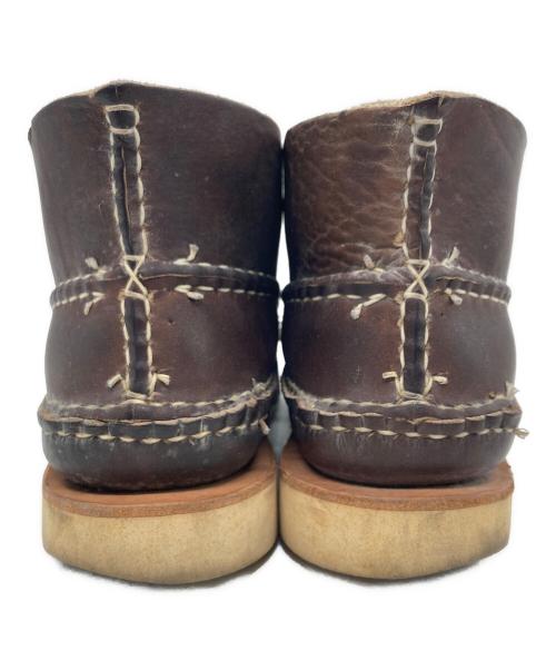 ARROW MOCCASIN（アローモカシン）arrow moccasin (アローモカシン) ハンドメイド ミドルカットブーツ ブラウン サイズ:SIZE 8の古着・服飾アイテム