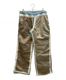 Rebuild by Needles（リビルドバイニードルス）の古着「Chino Pant - Covered Pant」｜ベージュ×ブルー