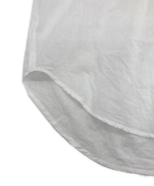 crinkle crinkle crinkle（クリンクル クリンクル クリンクル）crinkle crinkle crinkle (クリンクル クリンクル クリンクル) cotton frill coller shirts ホワイト サイズ:SIZE Freeの古着・服飾アイテム