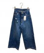 Spick and Spanスピック＆スパン）の古着「5 1/2 BAGGY DENIM デニムパンツ」｜インディゴ
