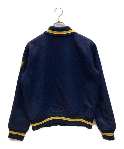 POLO RALPH LAUREN（ポロ・ラルフローレン）POLO RALPH LAUREN (ポロ・ラルフローレン) バーシティージャケット ネイビー サイズ:Mの古着・服飾アイテム