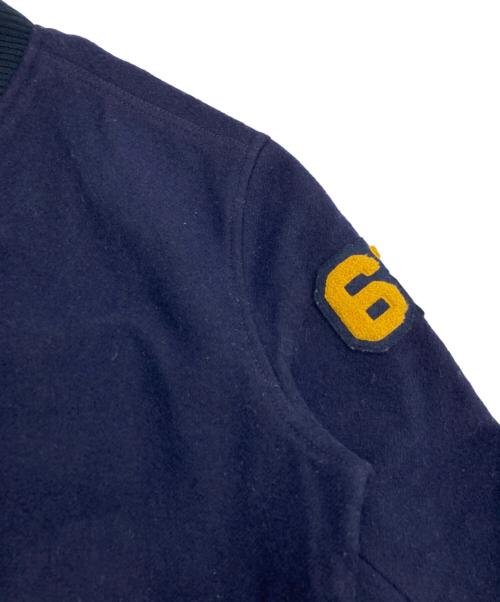POLO RALPH LAUREN（ポロ・ラルフローレン）POLO RALPH LAUREN (ポロ・ラルフローレン) バーシティージャケット ネイビー サイズ:Mの古着・服飾アイテム