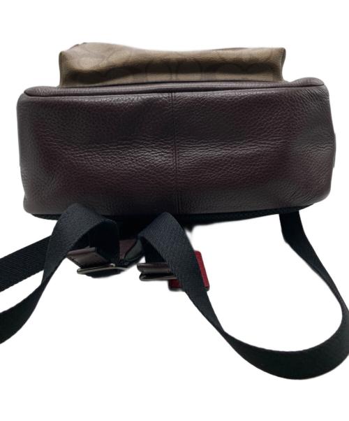 COACH（コーチ）COACH (コーチ) STAR WARS (スターウォーズ) コラボ シグネチャー レザーリュック ブラウン×ベージュ サイズ:下記参照の古着・服飾アイテム