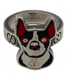 GUCCI（グッチ）の古着「BOSCO&ORSO フレンチブル リング」