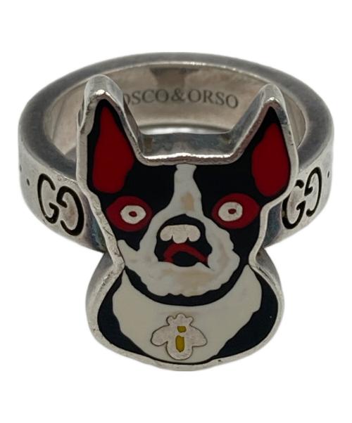GUCCI（グッチ）GUCCI (グッチ) BOSCO&ORSO フレンチブル リング サイズ:１２号の古着・服飾アイテム