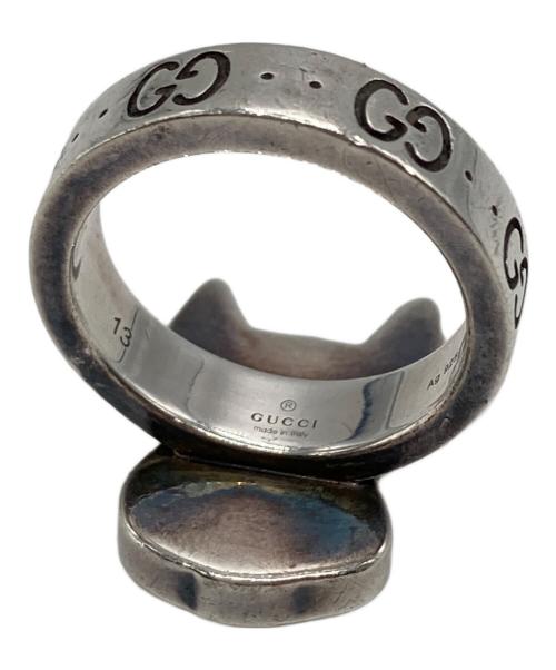 GUCCI（グッチ）GUCCI (グッチ) BOSCO&ORSO フレンチブル リング サイズ:１２号の古着・服飾アイテム
