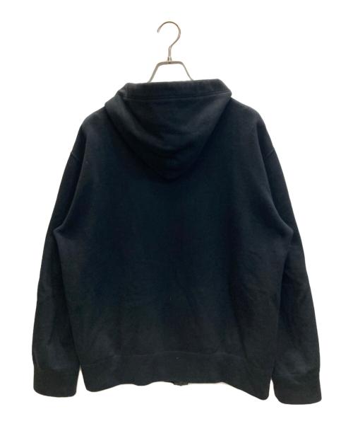 PLAY COMME des GARCONS（プレイコムデギャルソン）PLAY COMME des GARCONS (プレイコムデギャルソン) Double Red Heart Hoodie ダブルレッドハート ジップアップパーカー ブラック サイズ:SIZE XLの古着・服飾アイテム