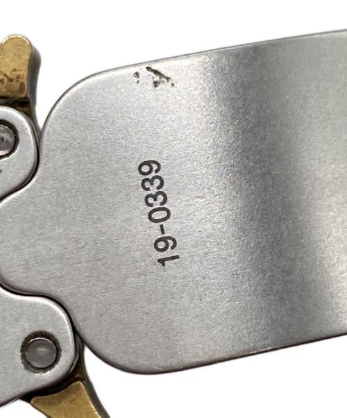 1017 ALYX 9SM（テンセブンティーン アリクス ナインエスエム）1017 ALYX 9SM (テンセブンティーン アリクス ナインエスエム) バックル ブレスレット バングル シルバー サイズ:下記参照の古着・服飾アイテム